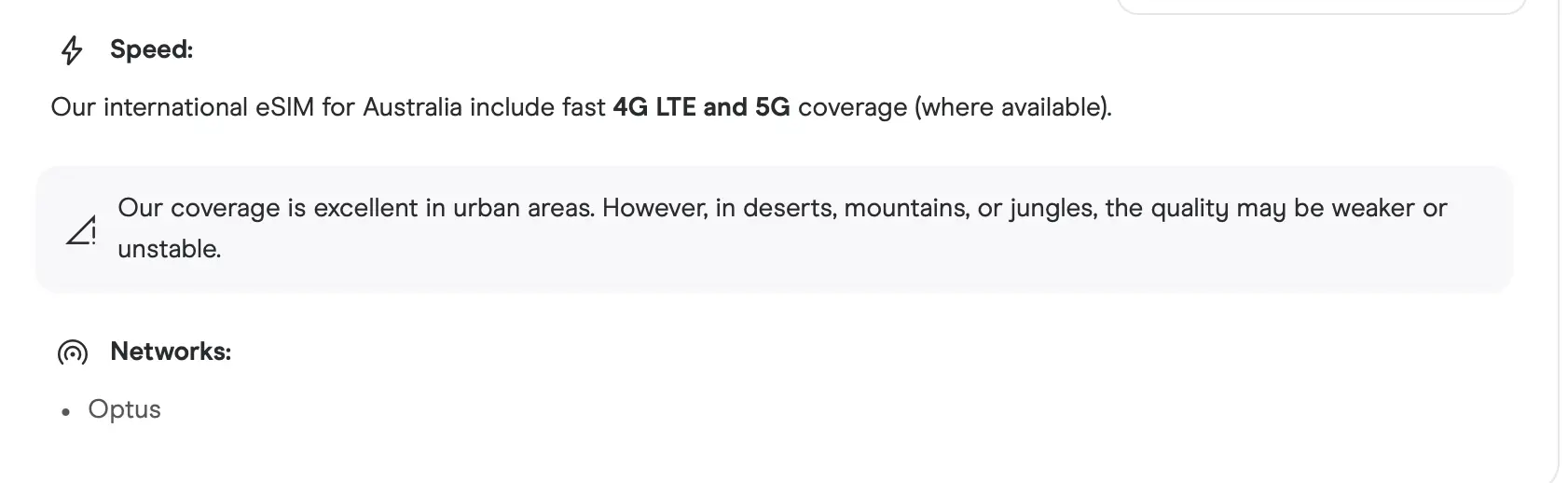 holafly australia esim support carrier